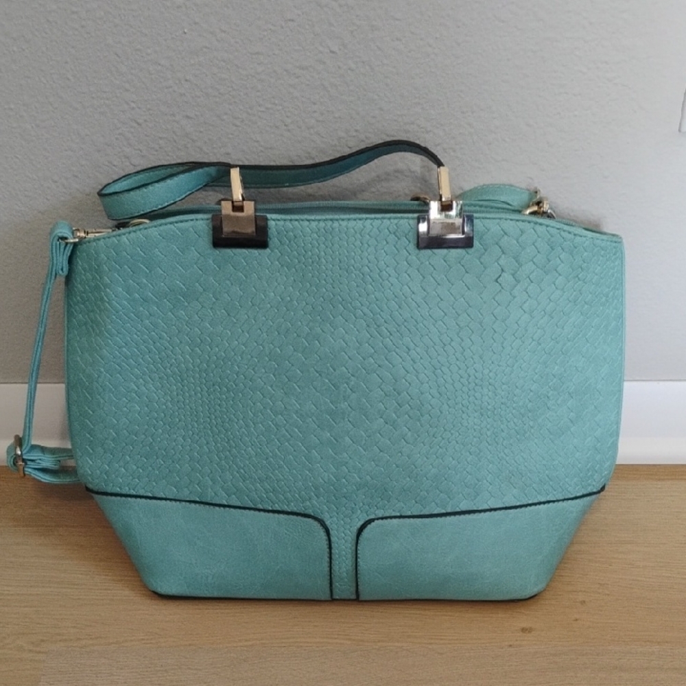 Elegant Teal Handbag